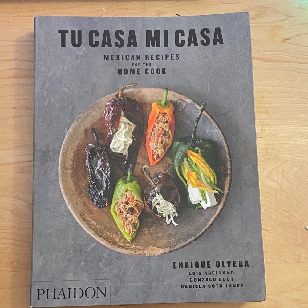 Phaidon 'Tu Casa Mi Casa' Cookbook - Charcoal Cover